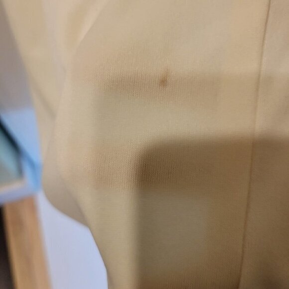 Vintage handmade deep plunging v neck halter  floral embroidered dress white XS - Picture 7 of 8